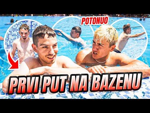 MIHAJLO MADIC PRVI PUT NA BAZENU! (ZAMALO SE UDAVIO) thumbnail