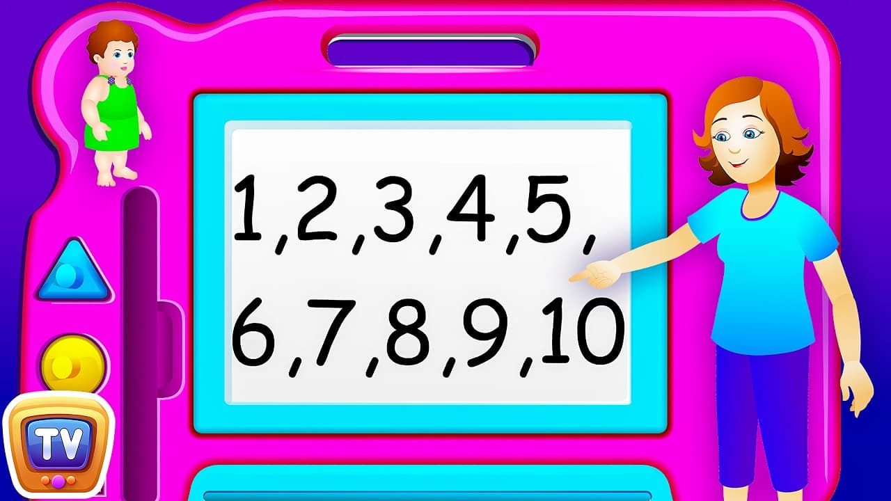 ChuChu TV Numbers Song - NEW Short Version - Number Rhymes For Children