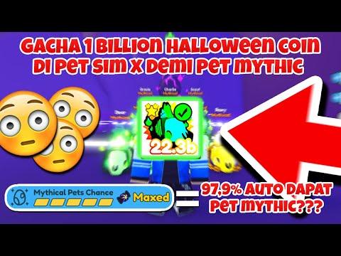 RAHASIA GACHA HALLOWEEN EGG BIAR DAPET MYTHICAL PET DI PET SIMULATOR X!!! thumbnail