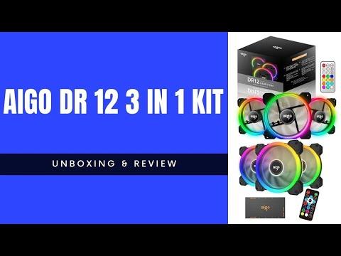 best budget argb fans for pc AIGO DR12 PRO UNBOXING AND REVIEW|ARGB | GAMING BUILD |PC| DARKFLASH thumbnail