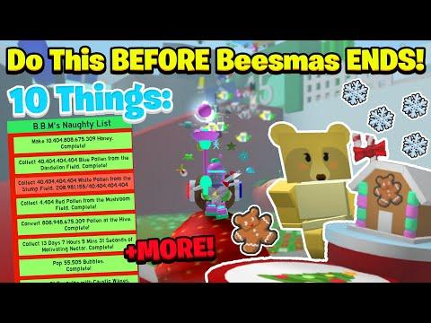 Making Bee Swarm Simulator in Fortnite part 19! Beesmas, 10 Bee