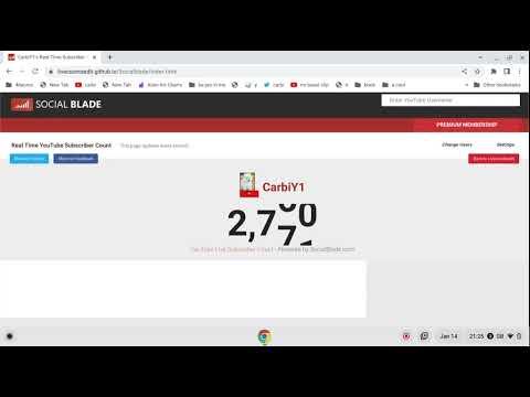 CarbiY1 reaching 3k (fake) thumbnail