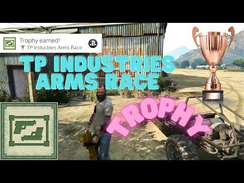 Grand Theft Auto V (GTA V) - How to get TP Industries Arms Race Trophy / Achievement Guide #gtav thumbnail