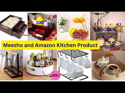 Meesho kitchen haul !! kitchen products you must try from Meesho and Amazon thumbnail