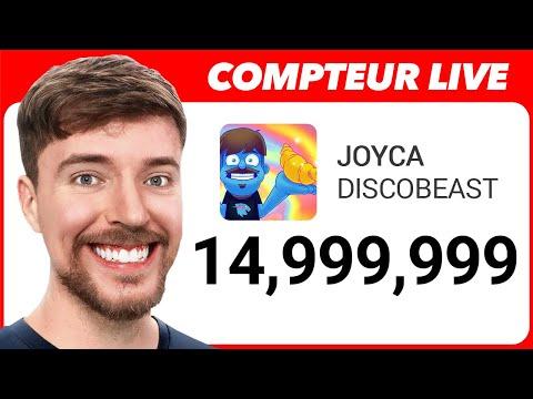 JOYCA - DISCOBEAST : COMPTEURS EN DIRECT (ft. MrBeast) thumbnail