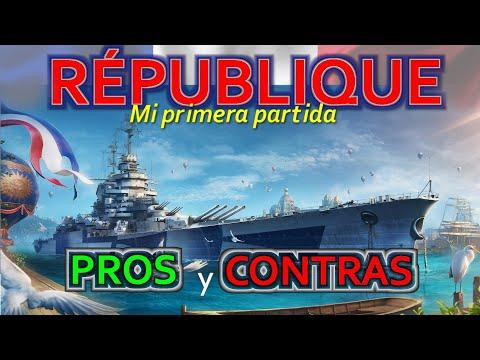 Acorazado RÉPUBLIQUE. PRIMERA PARTIDA: PROS y CONTRAS / World of Warships LEGENDS #wowslegends thumbnail