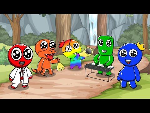 Rainbow Friends Like a Circle!!!  Roblox Rainbow Friends Animation | Rainbow Friends Song thumbnail