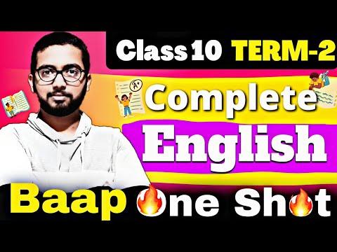 Class 10th Term-2 Complete English In One SHOT| Complete First Flight & Footprints | Class 10 TERM-2 thumbnail