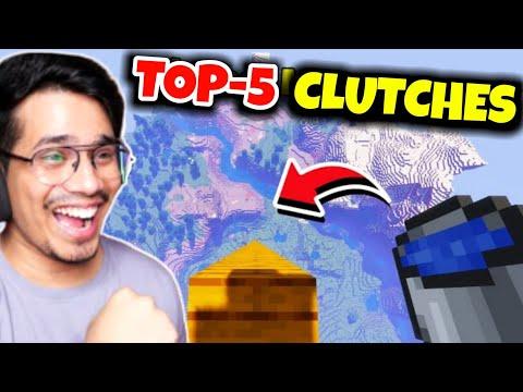 Top-5 Best Clutches of GamerFleet in Minecraft | Clutch | Anshu Bisht thumbnail