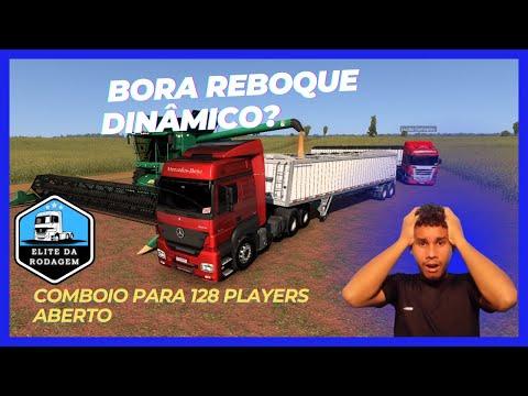 EURO TRUCK SIMULATOR 2 COMBOIO 128 PLAYERS Elite da Rodagem - Carga Dinâmica free Ets2 1.50 thumbnail