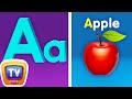 Phonics Song with TWO Words - A For Apple - ABC Alphabet Songs with Sounds for Children