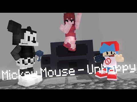 Mickey Mouse Mod - Unhappy song (Mine Imator) Minecraft Animations thumbnail