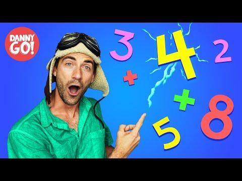 "Math Whiz!" Addition Song  /// Danny Go! Kids Learning Songs for Kindergarten thumbnail
