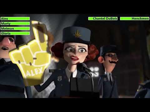 Madagascar 3: Europe's Most Wanted (2012) Final Battle with healthbars thumbnail