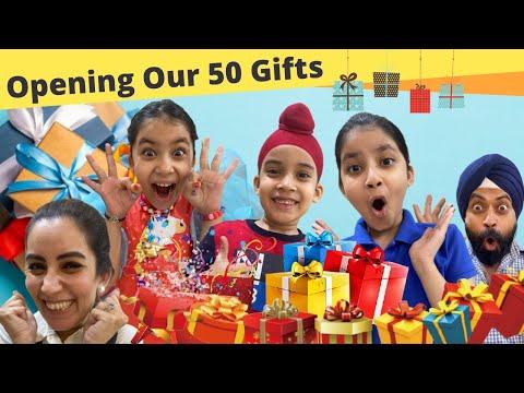 Unboxing Our 50 Gifts | RS 1313 VLOGS | Ramneek Singh 1313 thumbnail