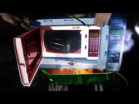 Grilling A Microwave Microwaving A Microwave Microwaving A Toaster Toasting An Iphone Watching Micro thumbnail
