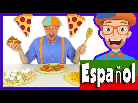 Canción de la Divertida Pizza por Blippi Español | Comida para Niños thumbnail