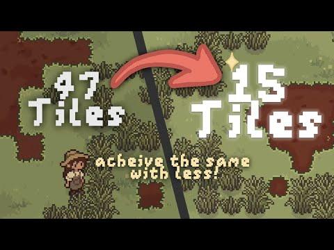 Draw fewer tiles - by using a Dual-Grid system! thumbnail