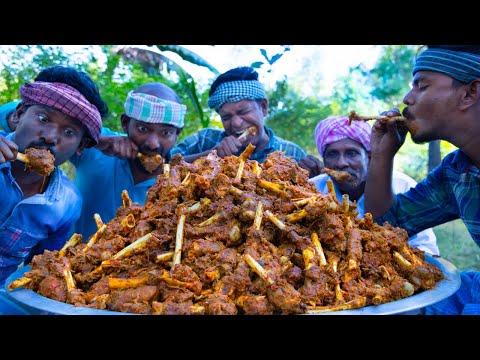 MUTTON BONE MARROW | Chettinad Mutton Bone Marrow Cooking and Eating in Village | Mutton Recipes thumbnail
