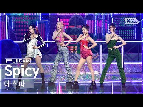 [안방1열 풀캠4K] 에스파 'Spicy' (aespa FullCam)│@SBS Inkigayo 230514 thumbnail