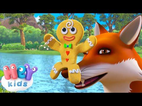 The Gingerbread Man story for kids | Fairy tales and cartoons for children - HeyKids thumbnail