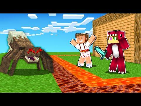 ARAÑA MUTANTE VS La Base SUPER SEGURA MINECRAFT 😨  Minecraft Base Segura thumbnail