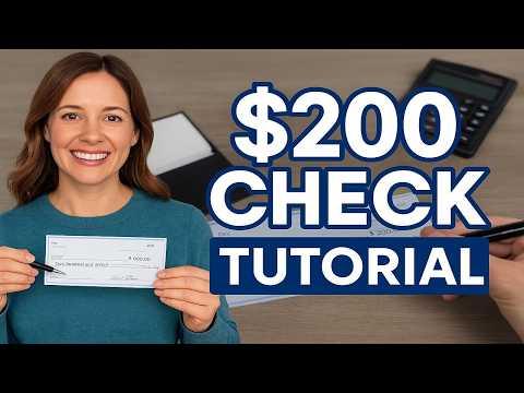 How to Write a Check for $200 | Step-by-Step Guide for Beginners (2025) thumbnail