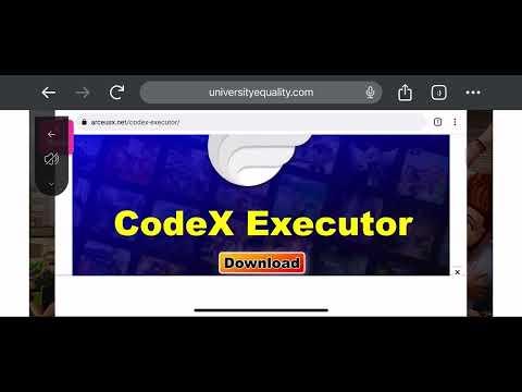 Roblox Mobile Executor (No Key), New Code X Executor Download link