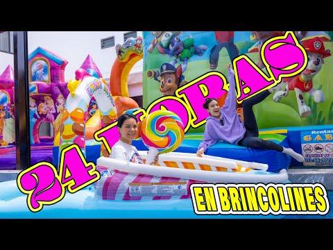 24 HORAS EN EL PARQUE DE BRINCOLINES QUE CONTRUIMOS | AnaNANA TOYS thumbnail