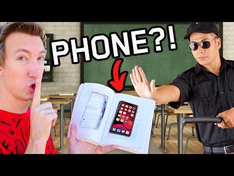 Testing VIRAL TikTok Life Hacks how to Sneak my Phone into School thumbnail