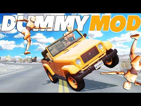 This Crash Test Dummy Mod For BeamNG Just Got x10 Better! thumbnail