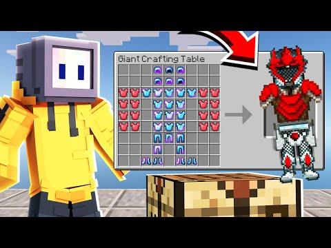 MINECRAFT BUT I CAN CRAFT GIANT OP ITEMS thumbnail