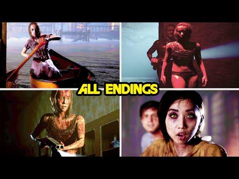 The Quarry - ALL ENDINGS (Good Ending, Bad Ending, True Ending & Secret Ending) thumbnail