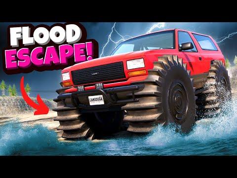 I Used This Truck to CHEAT at Flood Escape Mod in BeamNG Drive?! thumbnail