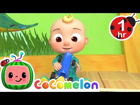 CoComelon! Toy Balloon Car Race | Learning Videos For Kids | Education Show For Toddlers thumbnail