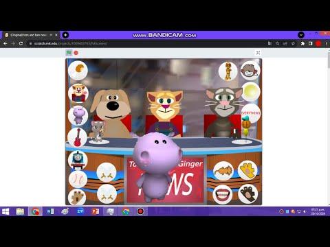 talking tom and ben news plus Ginger (Ginger 2D Update) on scratch thumbnail