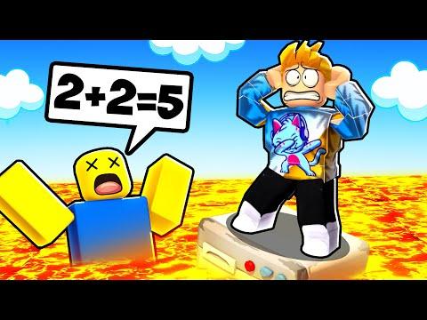 ARE YOU SMARTER THAN ME?! - Roblox Math Answer or Die thumbnail