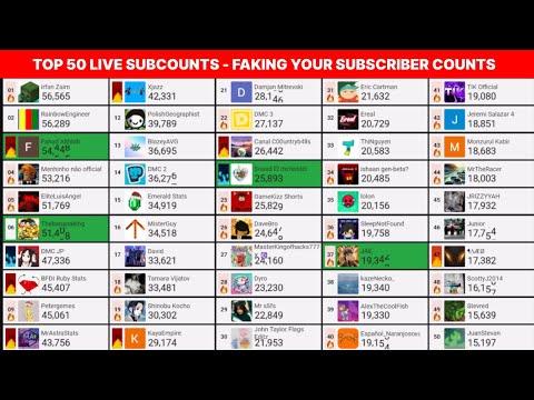 Faking Your Subscriber Counts (Top 50 restored! (test) thumbnail