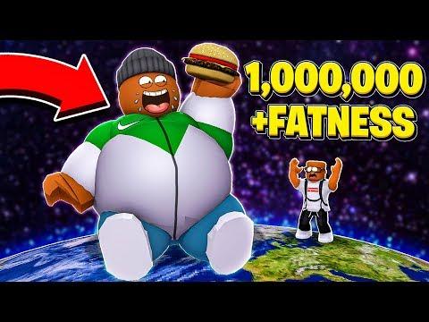 I am the FATTEST PERSON in the WORLD with 1,000,000 FAT!! (Roblox) thumbnail