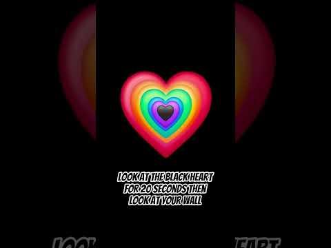 Look at the black heart for 20 seconds then look at your wall thumbnail