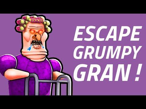 ESCAPE GRUMPY GRAN ! SCARY OBBY IN ROBLOX #roblox thumbnail