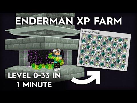 Minecraft Enderman 1 Hit Farm - Super Fast XP thumbnail