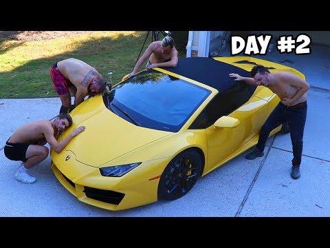 Last To Remove Hand, Gets Lamborghini Challenge thumbnail