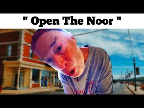 "Open The Noor" be like thumbnail