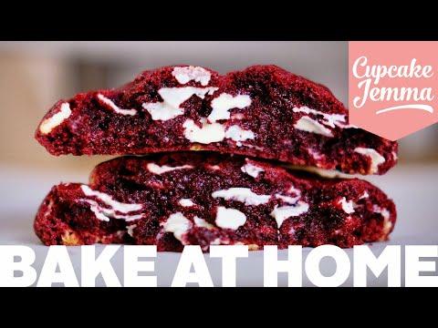Red Velvet New York Cookie Recipe | Cupcake Jemma thumbnail