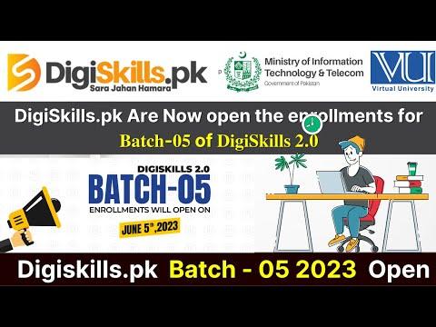 DigiSkills.Pk 2.0 Batch 05 Enrollment Open | How To Enroll In Digiskills Batch 05 | DigiSkills thumbnail