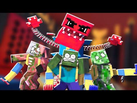 Monster School but it's Project Playtime Challenge! (VS Boxy Boo Minecraft Animation) thumbnail