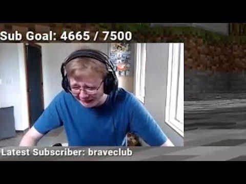 CallMeCarson cries in Minecraft Monday (original clip) thumbnail