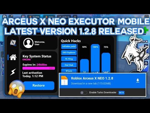 Arceus X Neo Executor Mobile Latest Version 1.2.8 Released | New Update Arceus X Neo Executor thumbnail