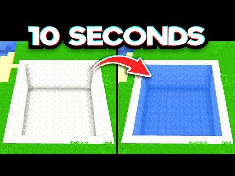 How To Fill In Minecraft Water INSTANTLY! thumbnail